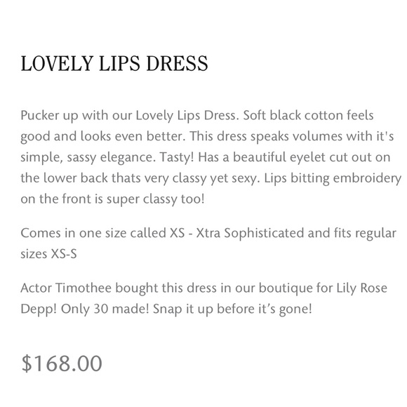 verameat lovely lips vampire dress LIMITED - Picture 3 of 7